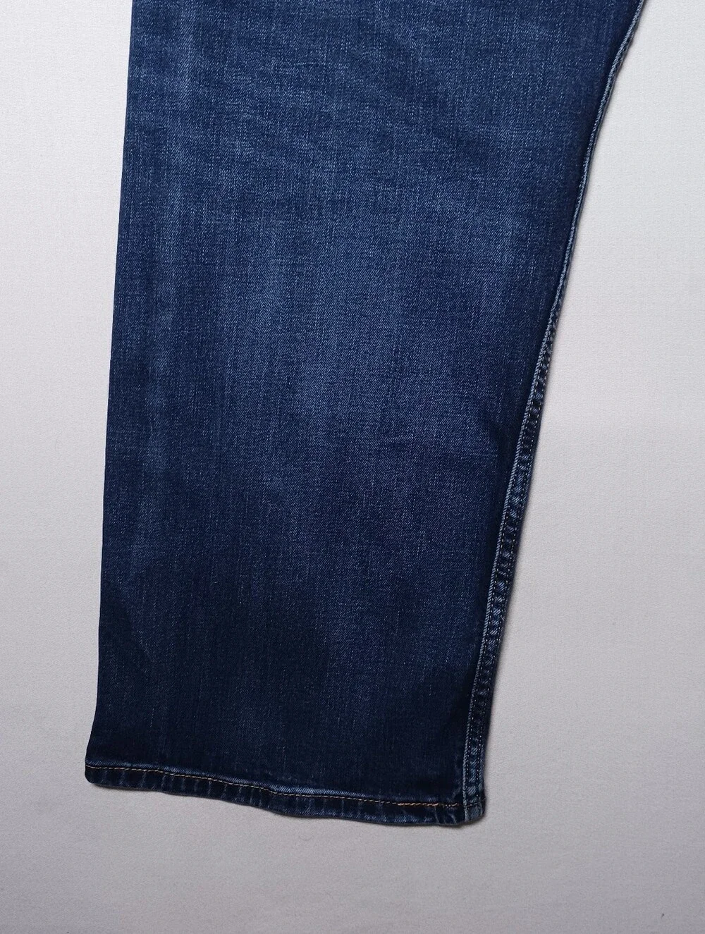Levi's 569 Mens Loose Straight Fit Jeans 42X32 Dark Blue Wash Denim Stretch